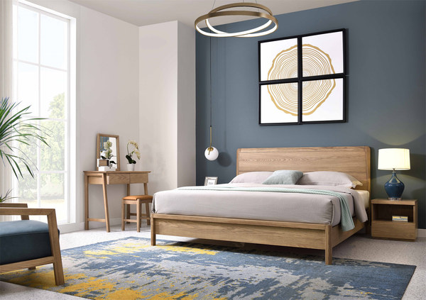 BD602-18#实木靠背床