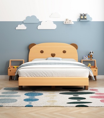 CH02#榉木儿童床